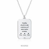 COLLAR ETERNO - FOTOGRABADO