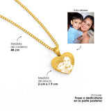 COLLAR CORAZÓN ENLAZADO